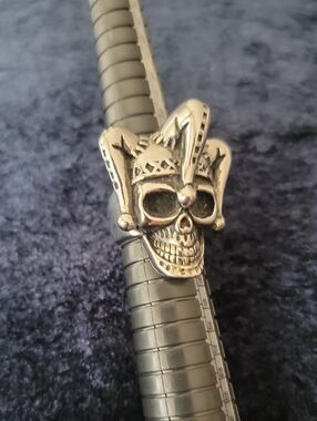 Skull Jester Ring Stainless Steel